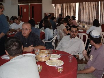 Lunch in Haifa at the Leo Baeck School with Israeli and North American HUC students