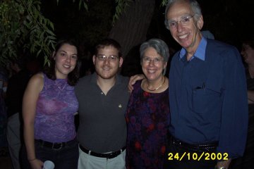 Greg and Rachel with Rabbi Stanley and Risa Davids