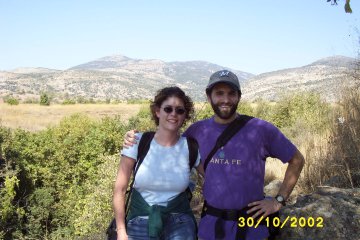 Melissa and Ben in the Banyas National Park